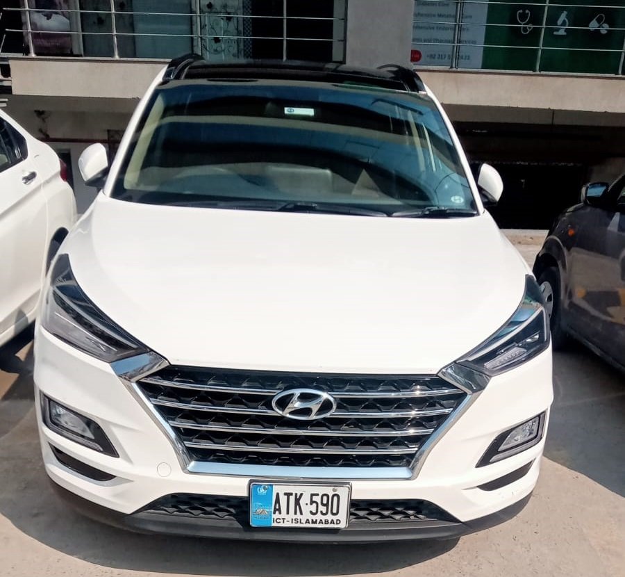 Hyundai Tucson compact luxury crossover SUV for rent in Islamabad